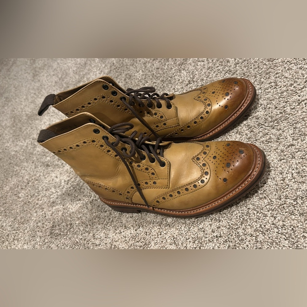 Grenson Men's Brown Brogue Boots
